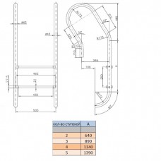 Лестница Kripsol Mixta MXI 3.D (3 ступ.)